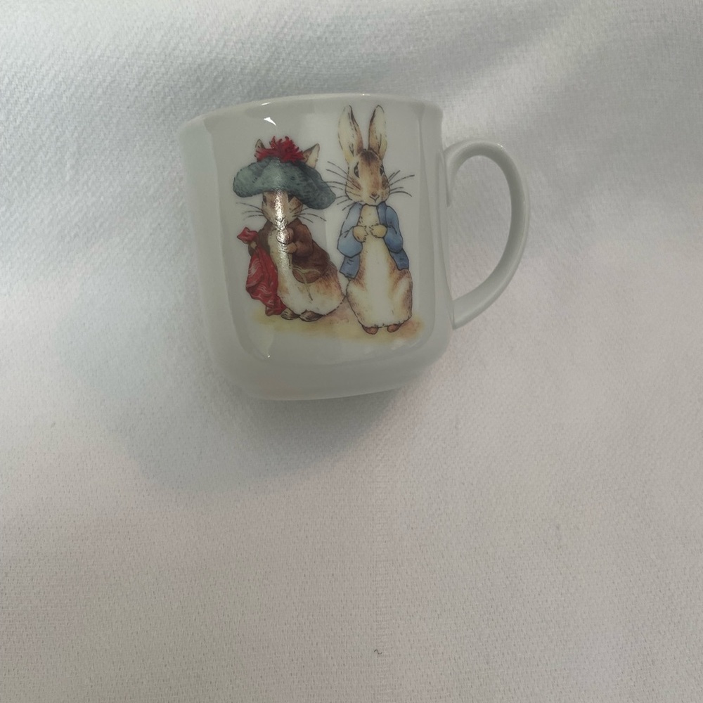 Beatrix Potter Childs Ceramic Petter Rabbit mug